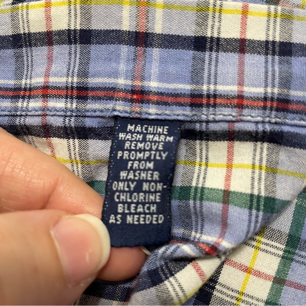 Ralph Lauren Sport Plaid Multi Color Men's Button Down Dress Shirt Size L - Picture 9 of 9